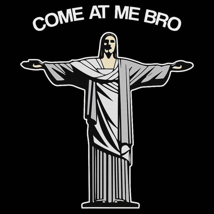 Come At Me Bro Funny Jesus Impact Tech Backpack