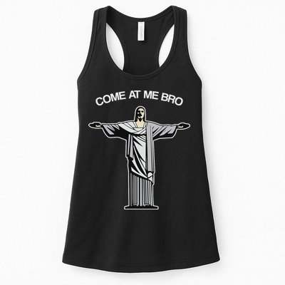 Come At Me Bro Funny Jesus Womens Tank Top