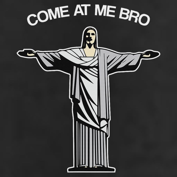 Come At Me Bro Funny Jesus Hat