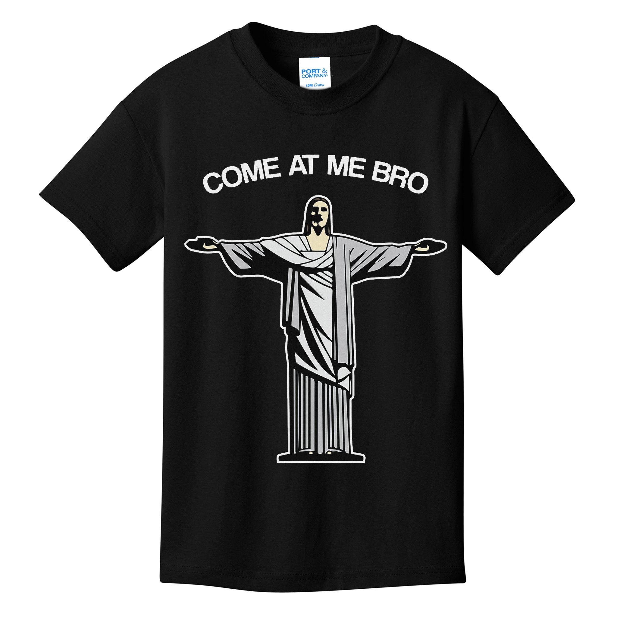 Come At Me Bro Funny Jesus Kids T-Shirt