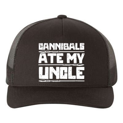 Cannibals Ate My Uncle Joe Biden Political Satire Trump 2024 Yupoong Adult 5-Panel Trucker Hat