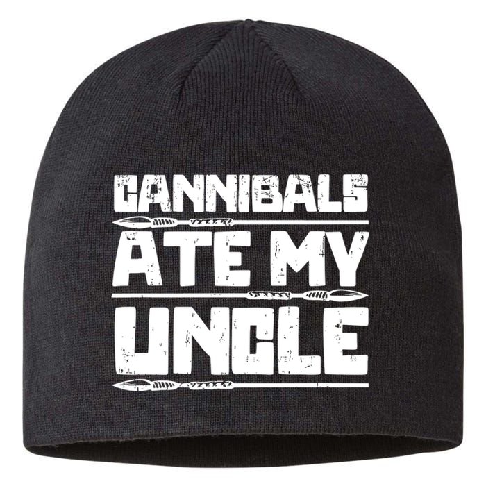 Cannibals Ate My Uncle Joe Biden Political Satire Trump 2024 Sustainable Beanie