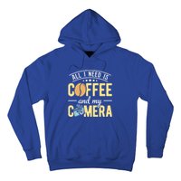 Coffee And My Camera Photography Camera Photographer Cool Gift Hoodie