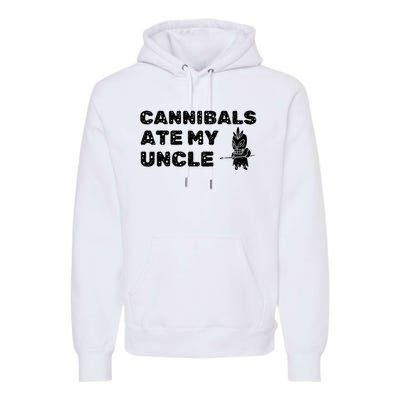 Cannibals Ate My Uncle Joe Biden Saying Funny Trump 2024 Premium Hoodie