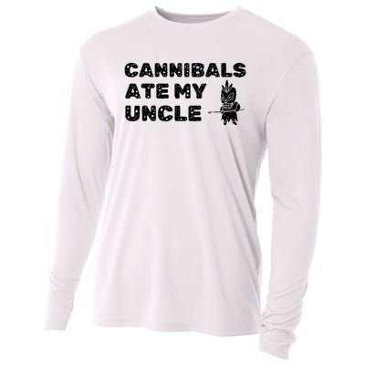 Cannibals Ate My Uncle Joe Biden Saying Funny Trump 2024 Cooling Performance Long Sleeve Crew