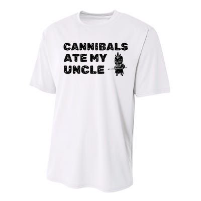 Cannibals Ate My Uncle Joe Biden Saying Funny Trump 2024 Performance Sprint T-Shirt