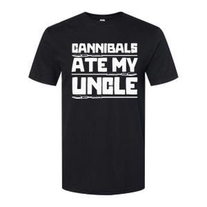 Cannibals Ate My Uncle Joe Biden Political Satire Trump 2024 Softstyle CVC T-Shirt