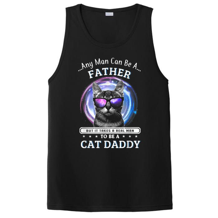 Cat Any Man Can Be A Father But It Ake Someone Special PosiCharge Competitor Tank