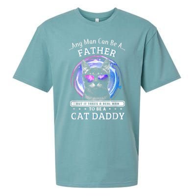 Cat Any Man Can Be A Father But It Ake Someone Special Sueded Cloud Jersey T-Shirt