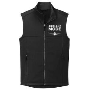 Cool Airplane Mode Design For Wo Pilot Airplane Lover Collective Smooth Fleece Vest