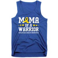 Cancer Awareness Mama Of A Warrior Hood Cancer Gift Tank Top