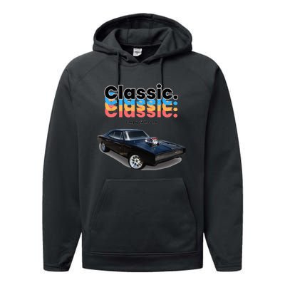 Classic American Muscle Car Performance Fleece Hoodie