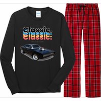 Classic American Muscle Car Long Sleeve Pajama Set