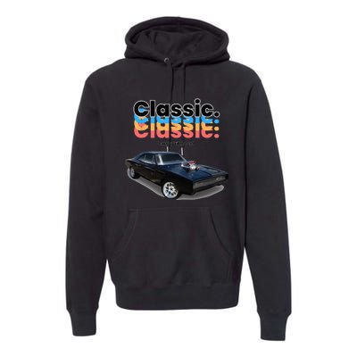 Classic American Muscle Car Premium Hoodie