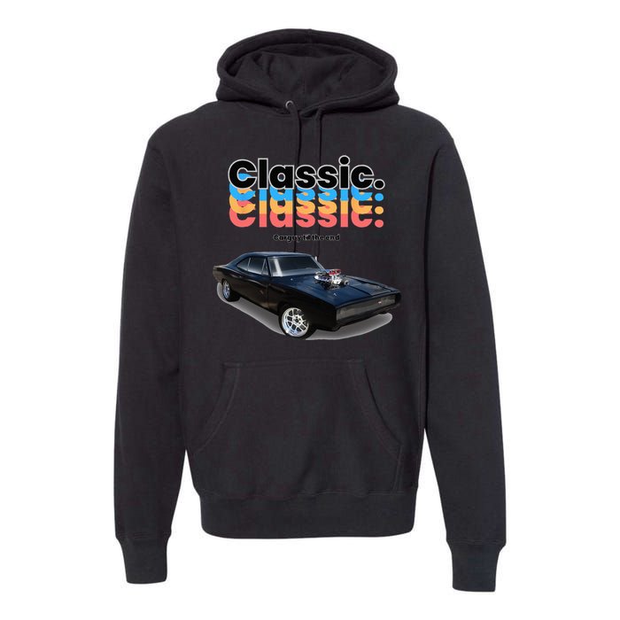 Classic American Muscle Car Premium Hoodie