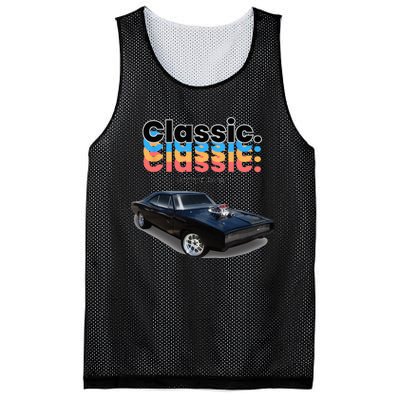 Classic American Muscle Car Mesh Reversible Basketball Jersey Tank