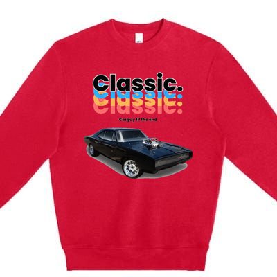 Classic American Muscle Car Premium Crewneck Sweatshirt