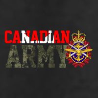 Canadian Army Military Veteran 7 Panel Mesh Trucker Snapback Hat
