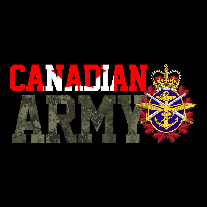 Canadian Army Military Veteran Drawstring Bag
