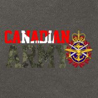 Canadian Army Military Veteran Cotton Canvas Backpack