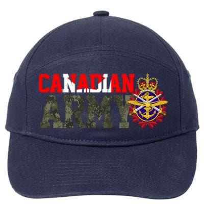 Canadian Army Military Veteran 7-Panel Snapback Hat