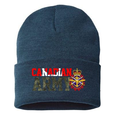 Canadian Army Military Veteran Sustainable Knit Beanie