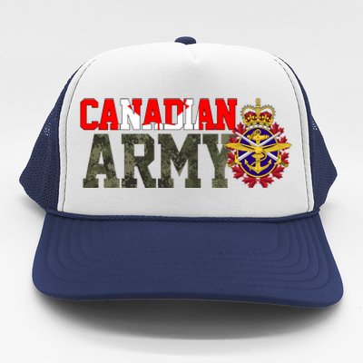 Canadian Army Military Veteran Trucker Hat