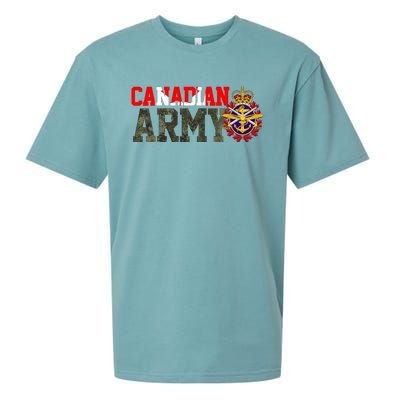 Canadian Army Military Veteran Sueded Cloud Jersey T-Shirt