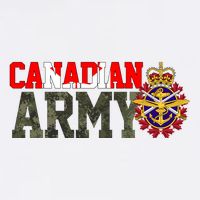 Canadian Army Military Veteran Garment-Dyed Fleece Hoodie