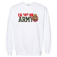 Canadian Army Military Veteran Garment-Dyed Sweatshirt