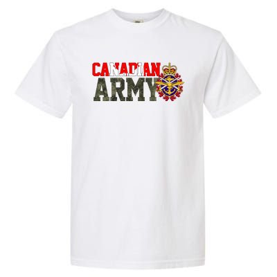 Canadian Army Military Veteran Garment-Dyed Heavyweight T-Shirt