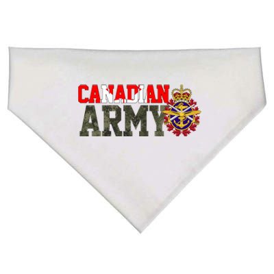 Canadian Army Military Veteran USA-Made Doggie Bandana