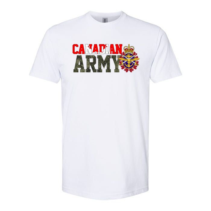 Canadian Army Military Veteran Softstyle CVC T-Shirt