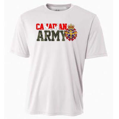 Canadian Army Military Veteran Cooling Performance Crew T-Shirt