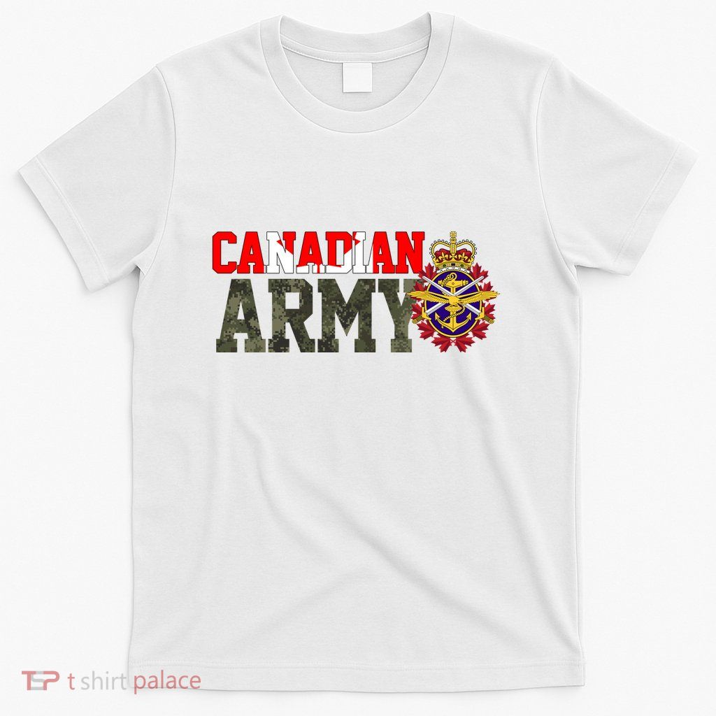 Canadian Army Military Veteran T-Shirt