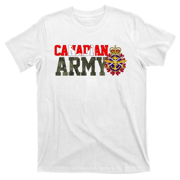 Canadian Army Military Veteran T-Shirt