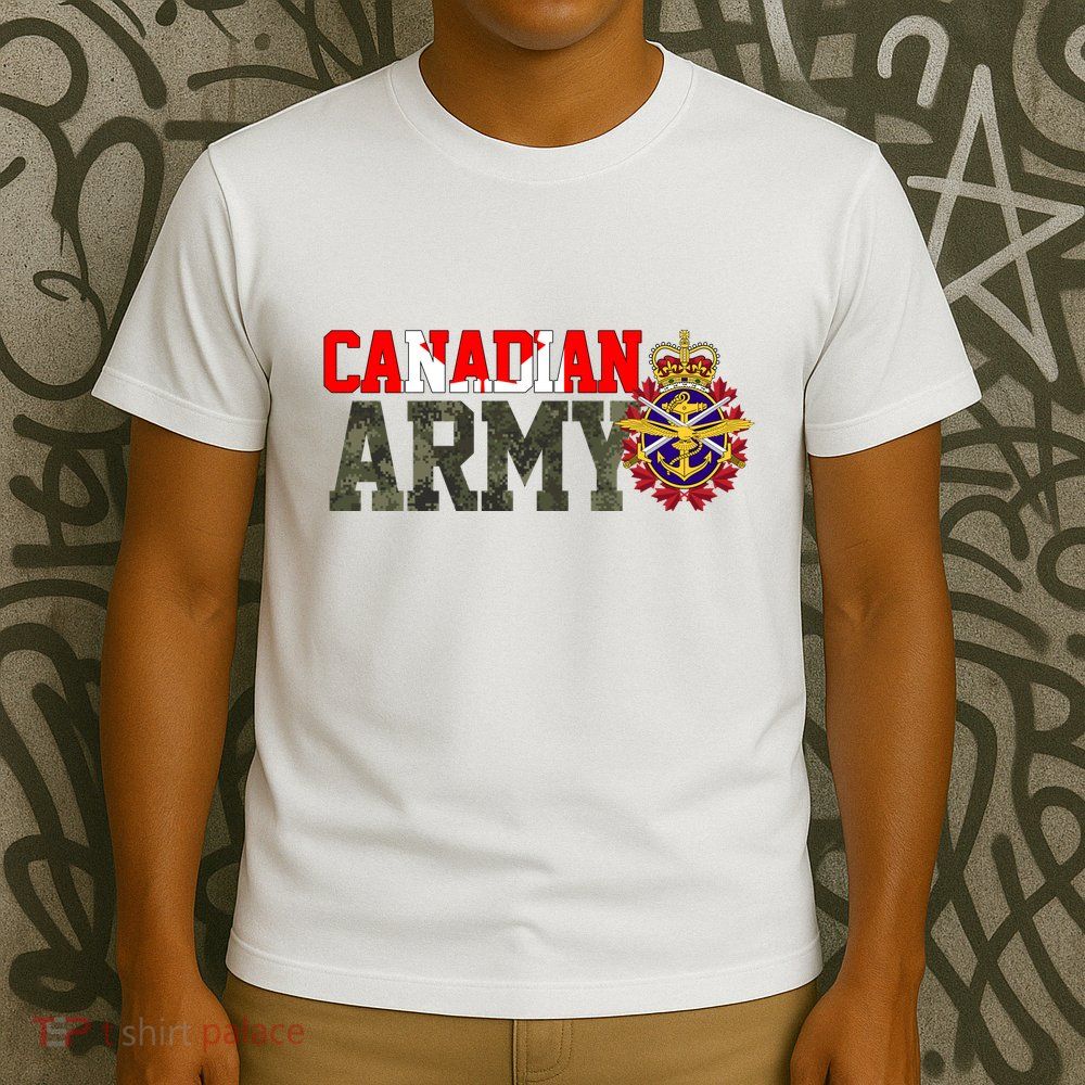 Canadian Army Military Veteran T-Shirt