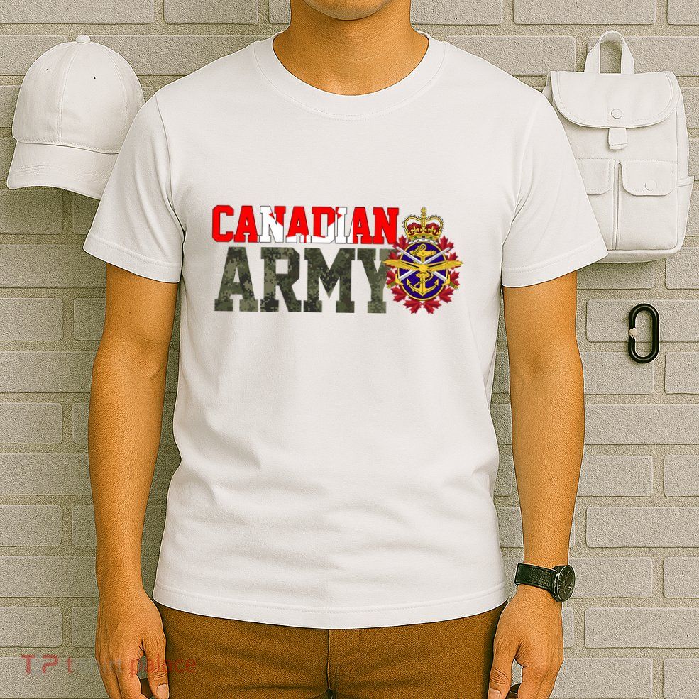 Canadian Army Military Veteran T-Shirt