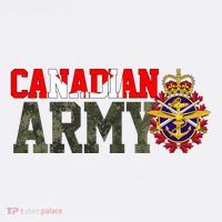 Canadian Army Military Veteran T-Shirt