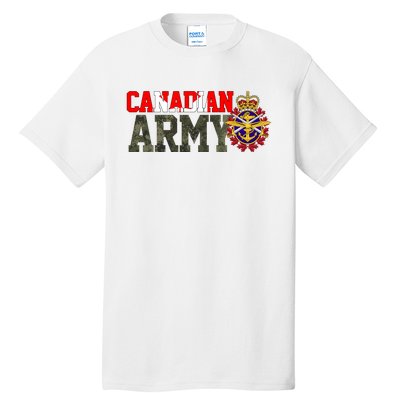 Canadian Army Military Veteran Tall T-Shirt