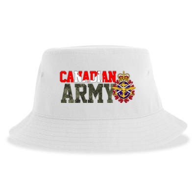 Canadian Army Military Veteran Sustainable Bucket Hat