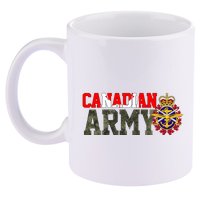 Canadian Army Military Veteran 11oz C Handle Ceramic Mug