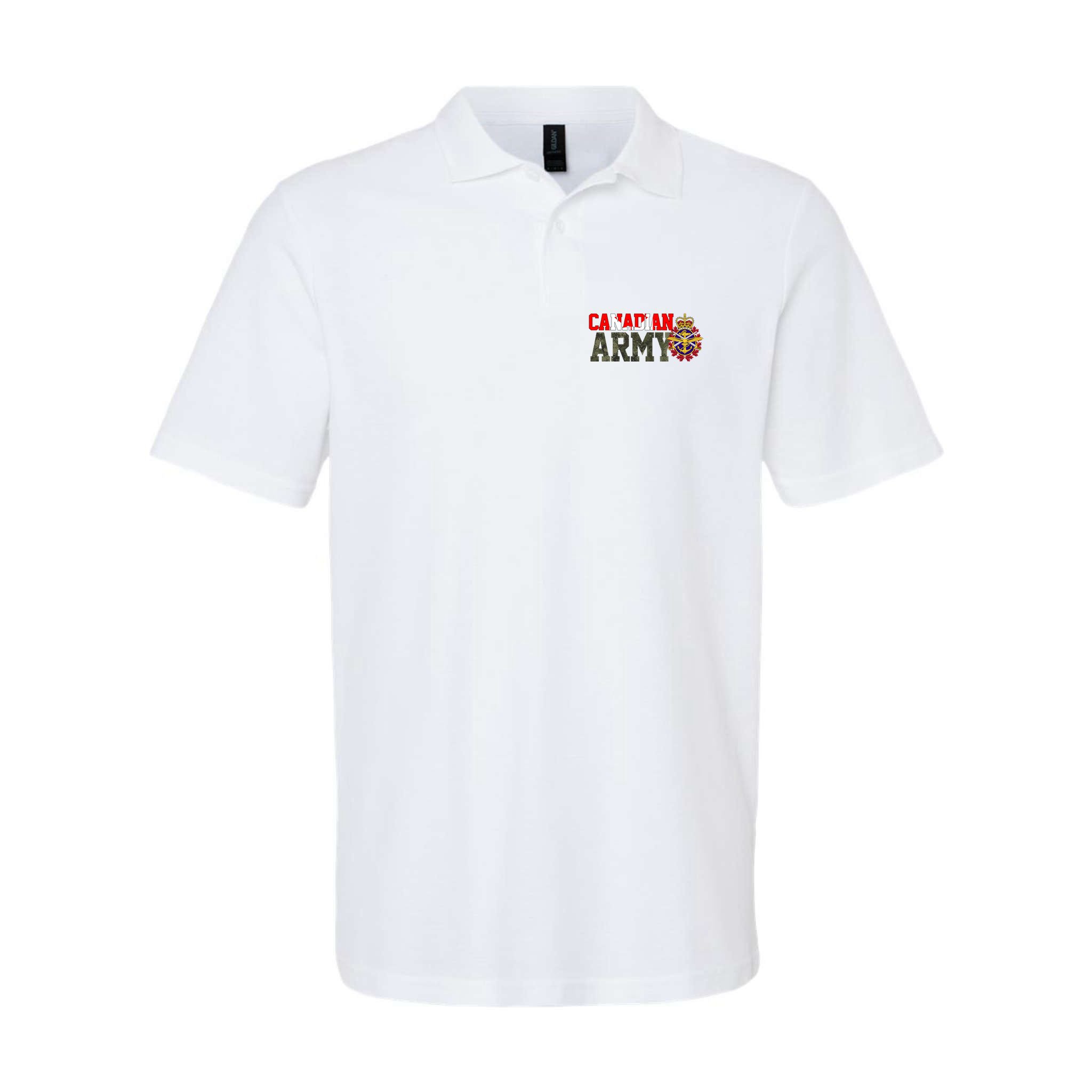 Canadian Army Military Veteran Polo