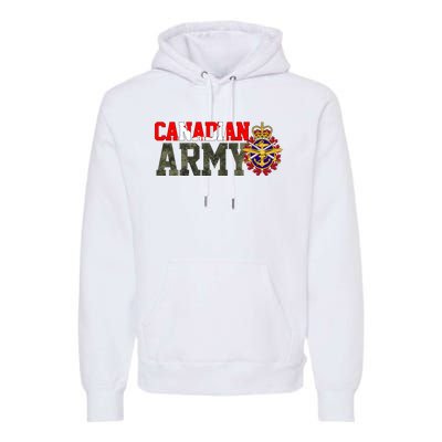 Canadian Army Military Veteran Premium Hoodie