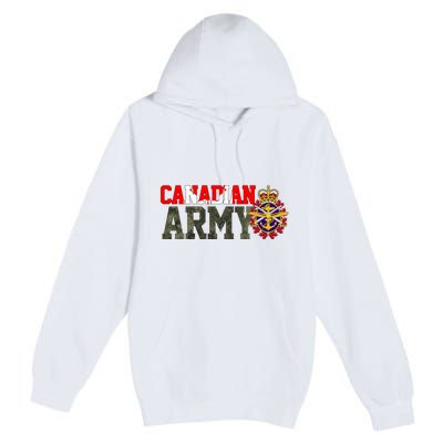 Canadian Army Military Veteran Premium Pullover Hoodie