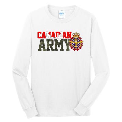 Canadian Army Military Veteran Tall Long Sleeve T-Shirt