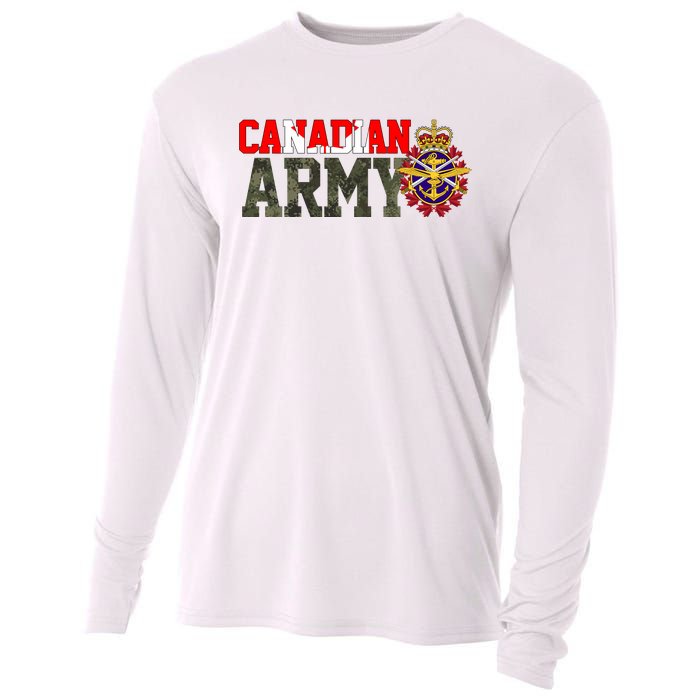 Canadian Army Military Veteran Cooling Performance Long Sleeve Crew