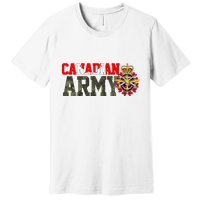 Canadian Army Military Veteran Premium T-Shirt