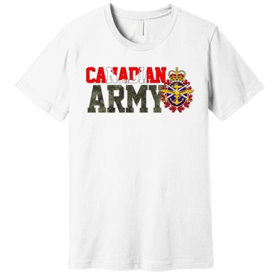 Canadian Army Military Veteran Premium T-Shirt