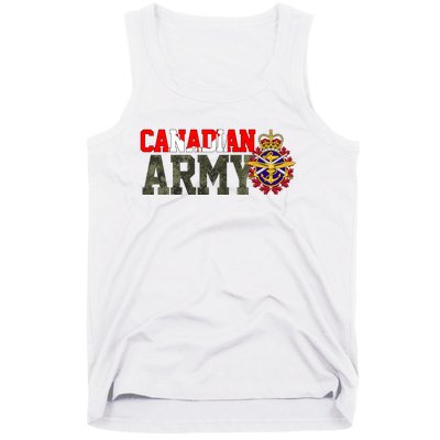 Canadian Army Military Veteran Tank Top